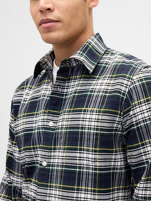 camicia oxford a quadri