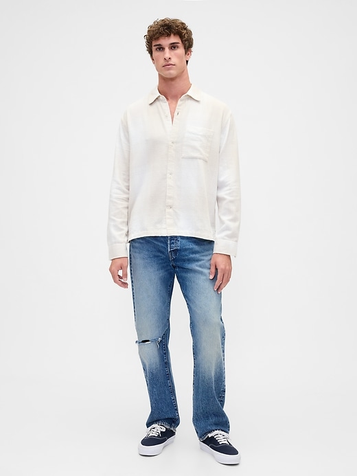 camicia di flanella rilassata