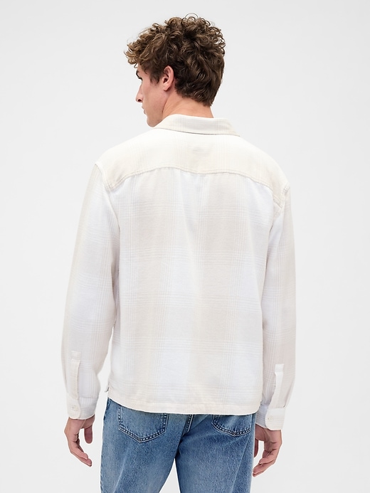 camicia di flanella rilassata