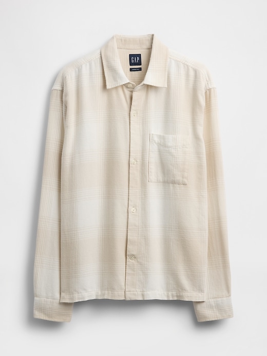 camicia di flanella rilassata