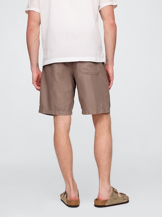 pantaloncini easy in lino e cotone da 9