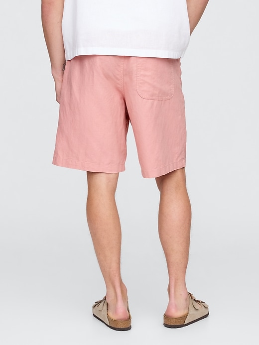 pantaloncini easy in lino e cotone da 9