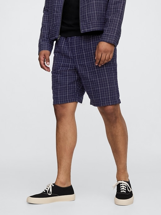 pantaloncini easy in lino e cotone da 9