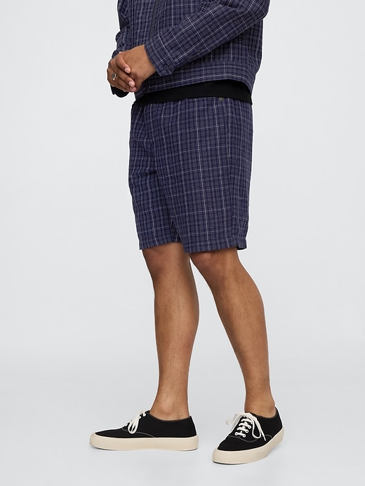 pantaloncini easy in lino e cotone da 9