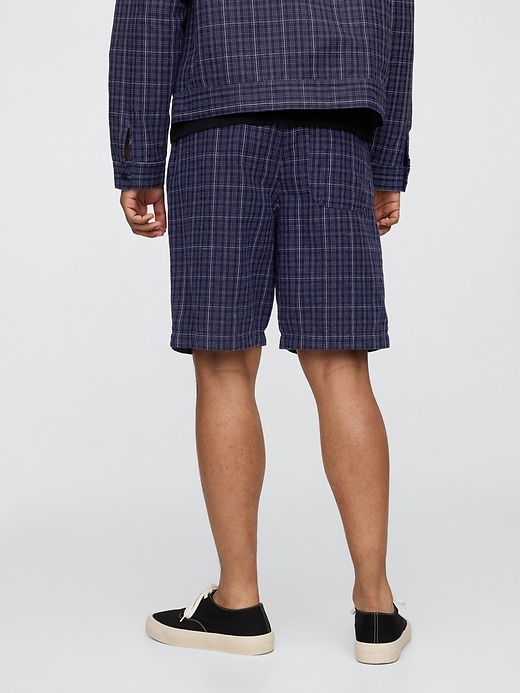 pantaloncini easy in lino e cotone da 9