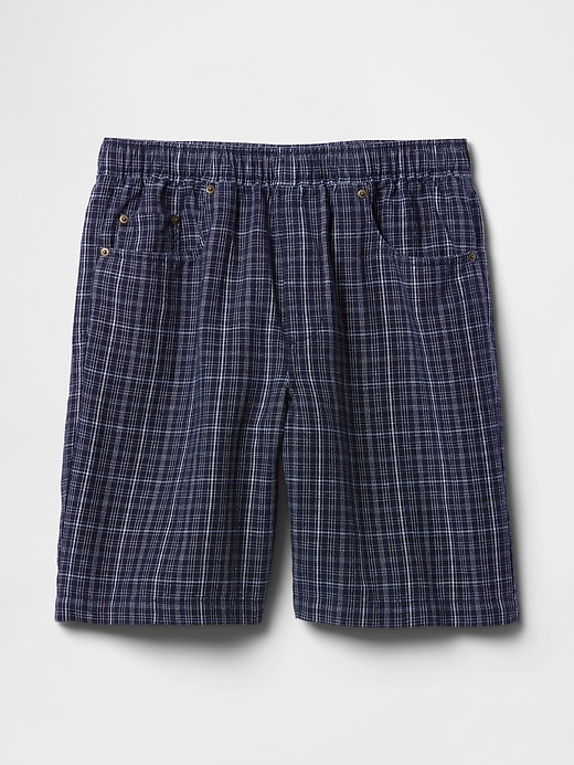 pantaloncini easy in lino e cotone da 9