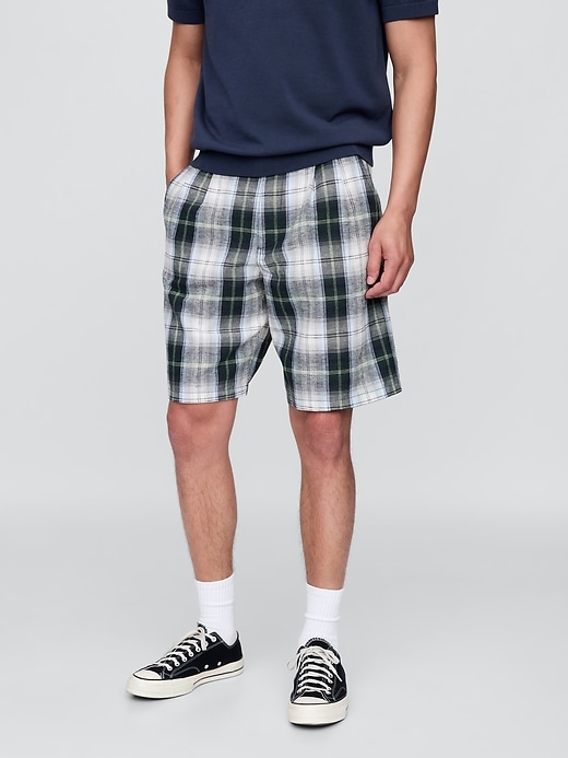 pantaloncini larghi plissettati gap × malbon da 95
