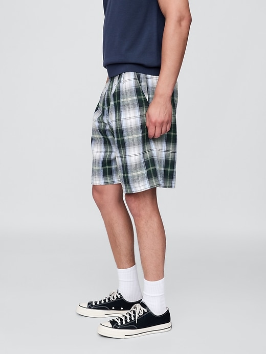 pantaloncini larghi plissettati gap × malbon da 95