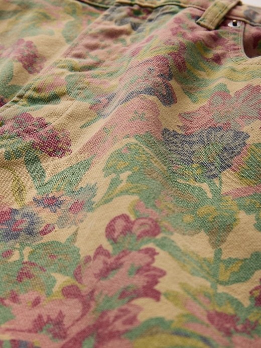 pantaloncini in tela floreale