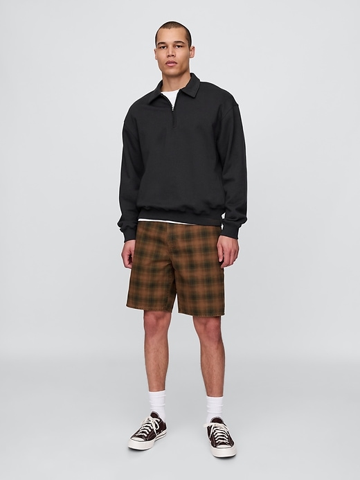 pantaloncini in tela scozzese