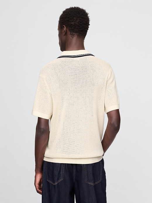 maglione con colletto johnny