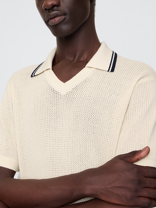 maglione con colletto johnny
