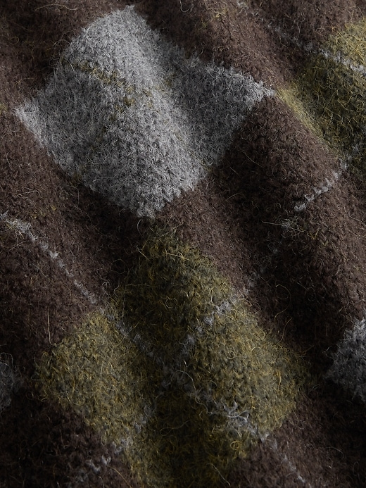 maglione argyle spazzolato