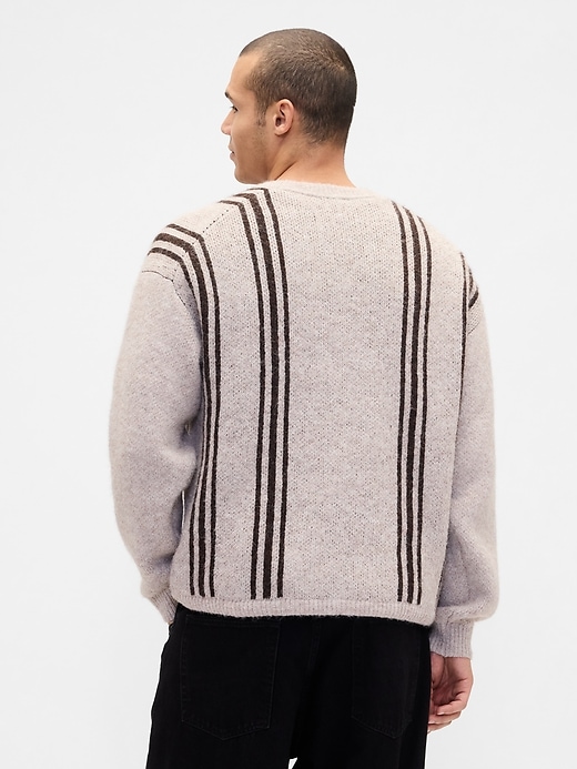 maglione cardigan corto e rilassato