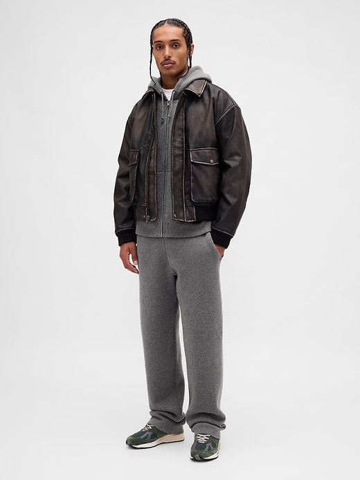 felpa con cappuccio e zip heavyweight cashsoft