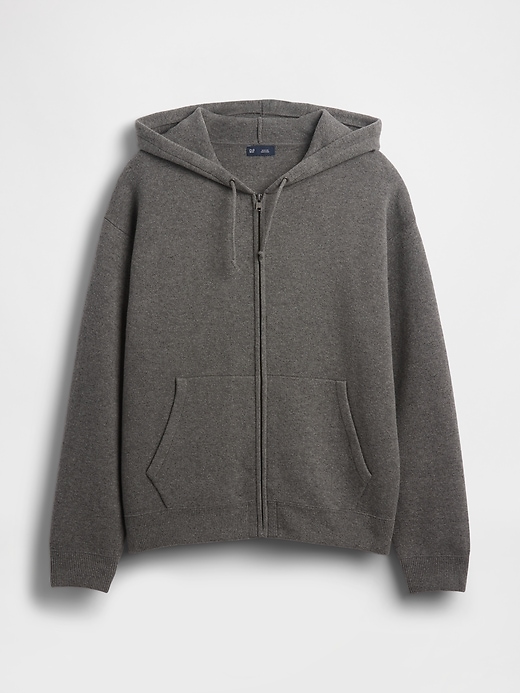 felpa con cappuccio e zip heavyweight cashsoft