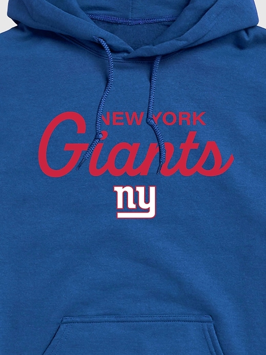 felpa con cappuccio e scritta nfl signature