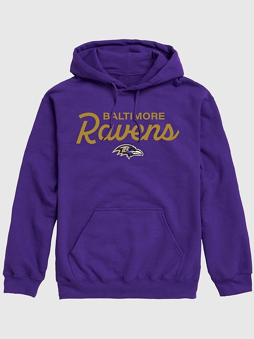 felpa con cappuccio e scritta nfl signature