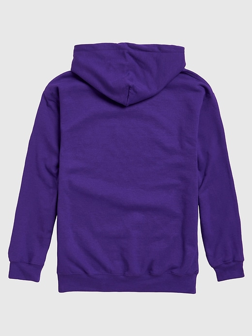 felpa con cappuccio e scritta nfl signature