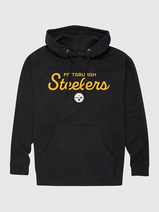 felpa con cappuccio e scritta nfl signature