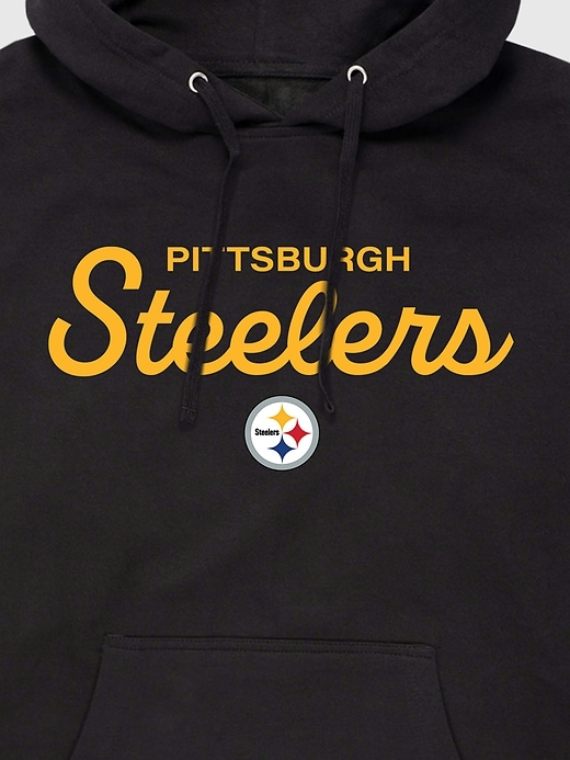 felpa con cappuccio e scritta nfl signature