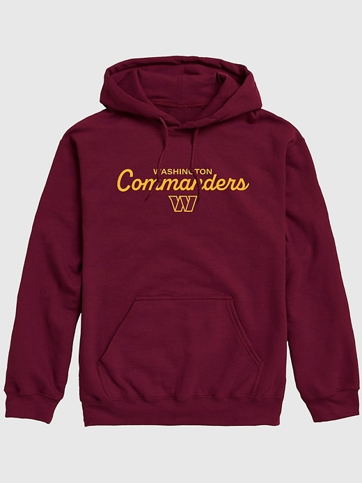 felpa con cappuccio e scritta nfl signature