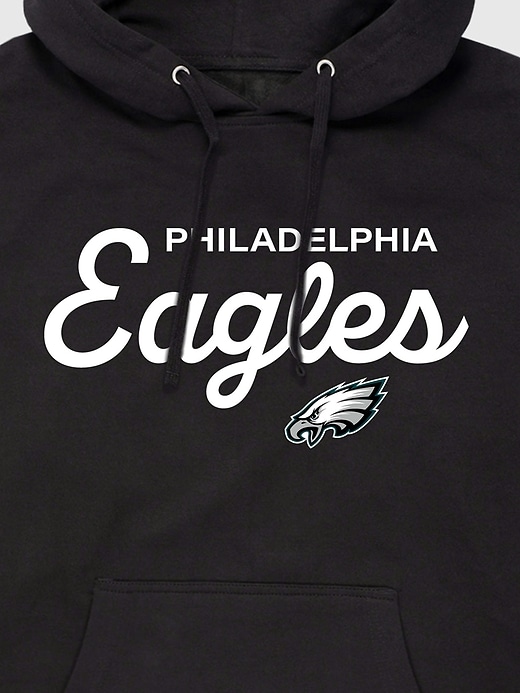 felpa con cappuccio e scritta nfl signature