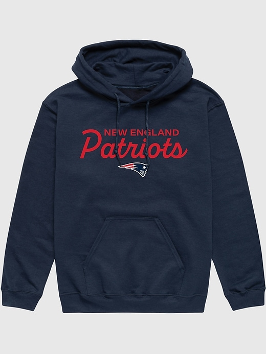 felpa con cappuccio e scritta nfl signature