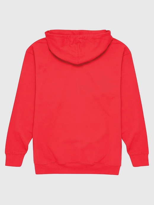 felpa con cappuccio e scritta nfl signature