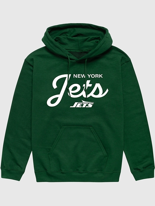 felpa con cappuccio e scritta nfl signature