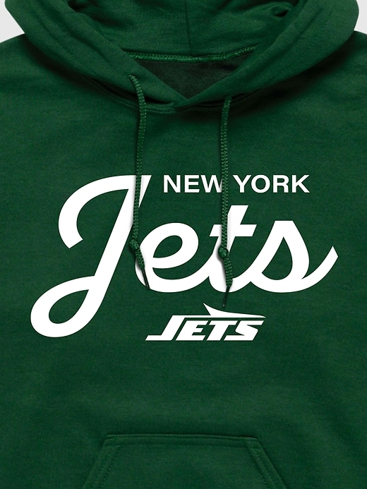 felpa con cappuccio e scritta nfl signature