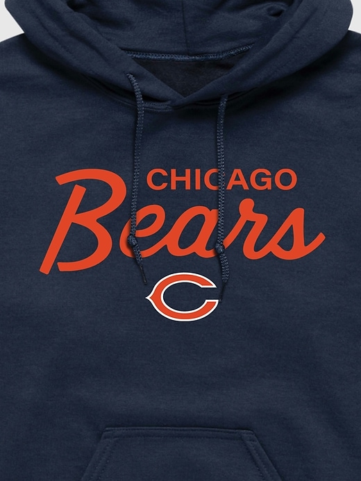 felpa con cappuccio e scritta nfl signature
