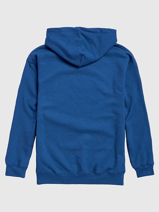 felpa con cappuccio e scritta nfl signature