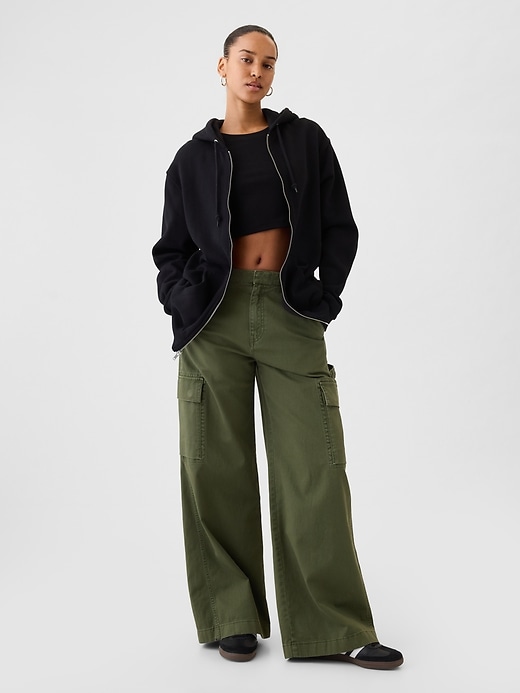 felpa con cappuccio vintagesoft zip per adulti