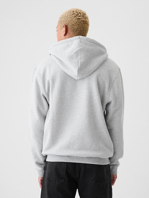 felpa con cappuccio vintagesoft zip per adulti