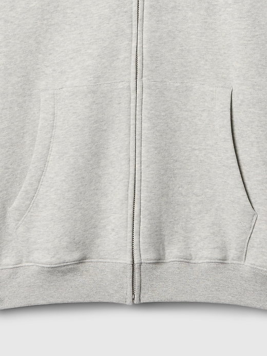 felpa con cappuccio vintagesoft zip per adulti