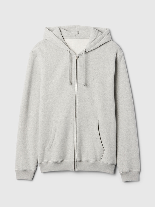 felpa con cappuccio vintagesoft zip per adulti