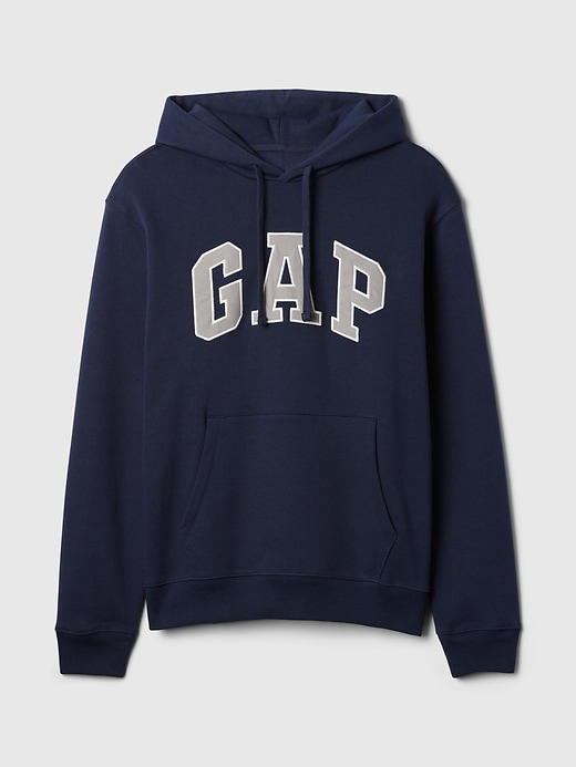 felpa con cappuccio vintagesoft arch logo per adulti