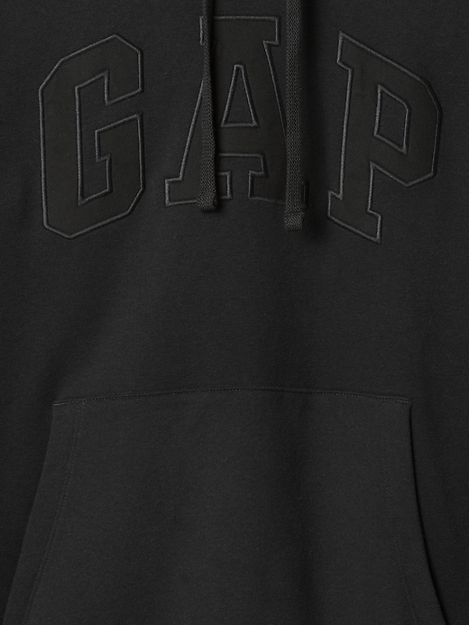 felpa con cappuccio vintagesoft arch logo per adulti