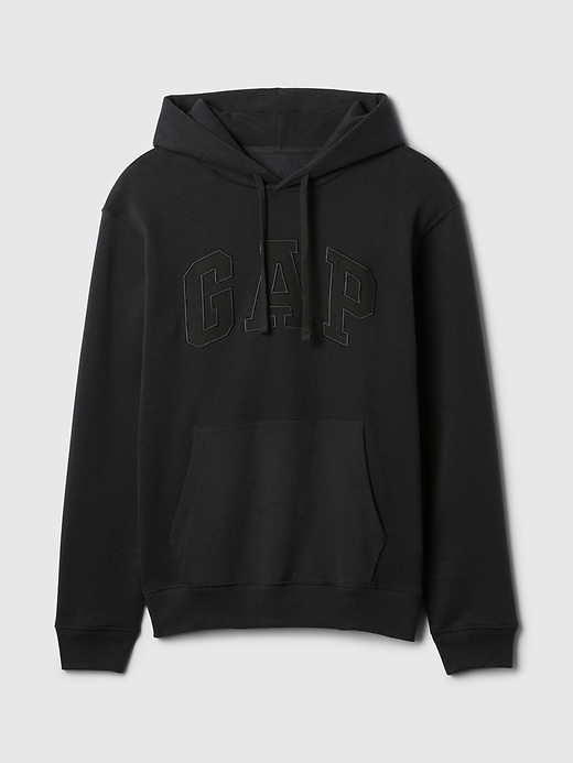 felpa con cappuccio vintagesoft arch logo per adulti