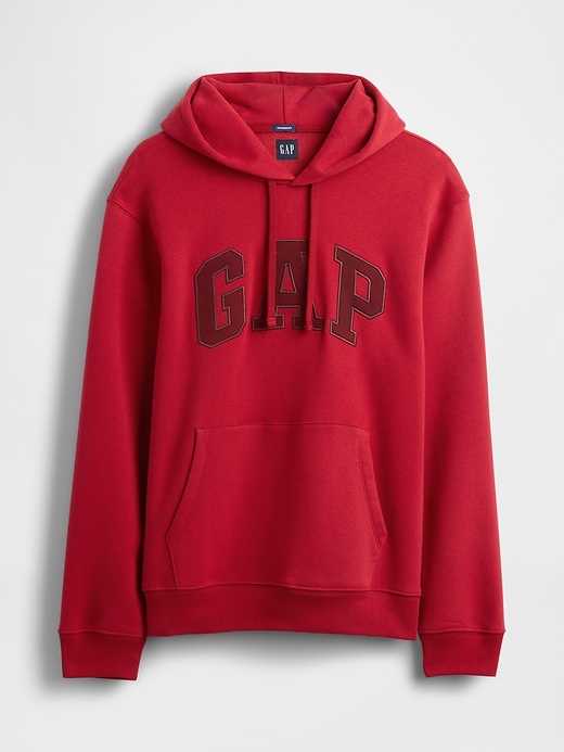 felpa con cappuccio vintagesoft arch logo per adulti