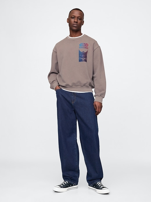 felpa oversize con grafica star wars