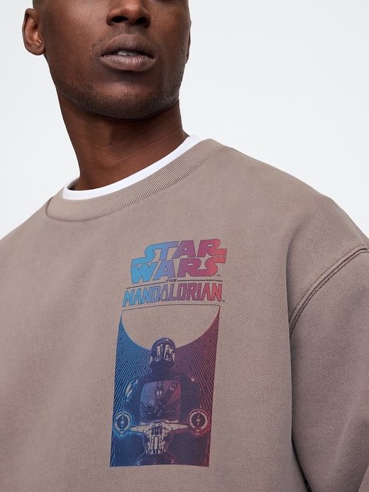 felpa oversize con grafica star wars