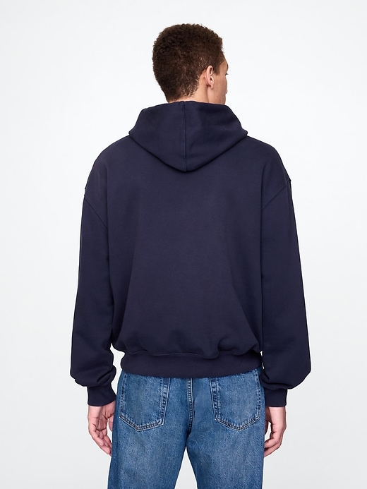 felpa con cappuccio con logo originale gap