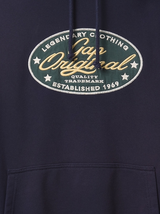 felpa con cappuccio con logo originale gap