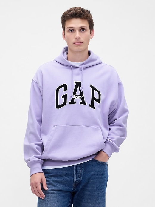 felpa con cappuccio heavyweight gap athletic logo