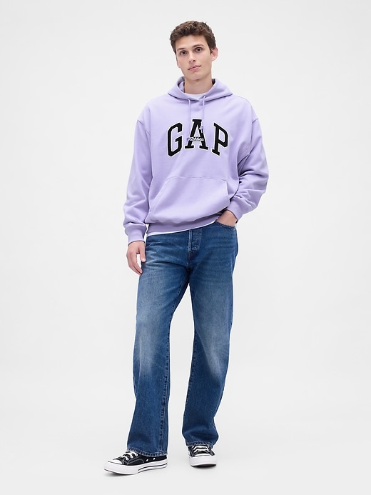 felpa con cappuccio heavyweight gap athletic logo