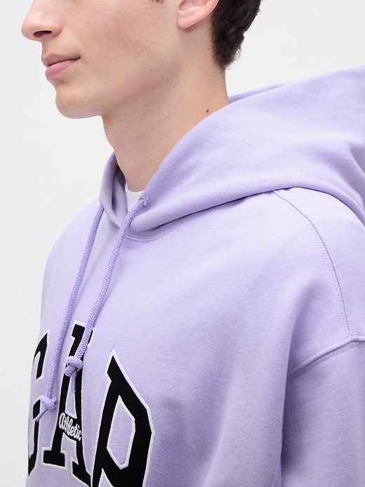 felpa con cappuccio heavyweight gap athletic logo