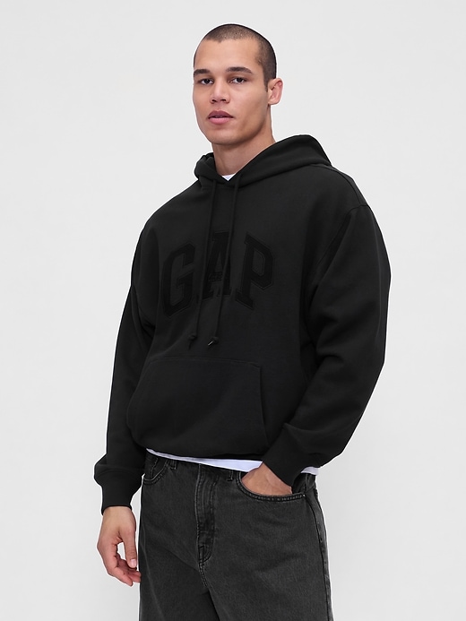 felpa con cappuccio heavyweight gap athletic logo