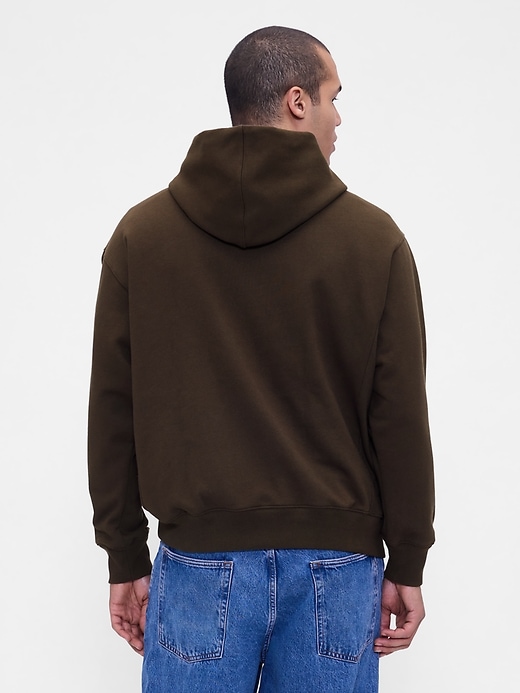felpa con cappuccio heavyweight gap athletic logo